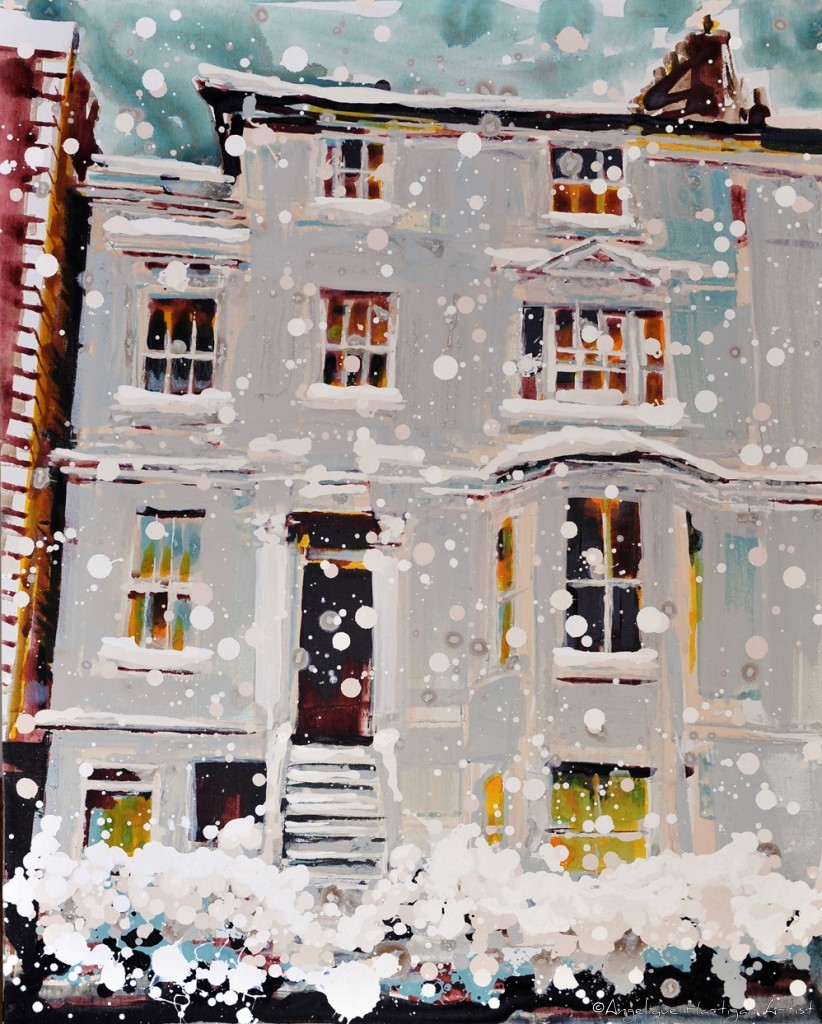 Crystal Palace London – Georgian House in the Snow (Limited Edition Giclée Print – Large)