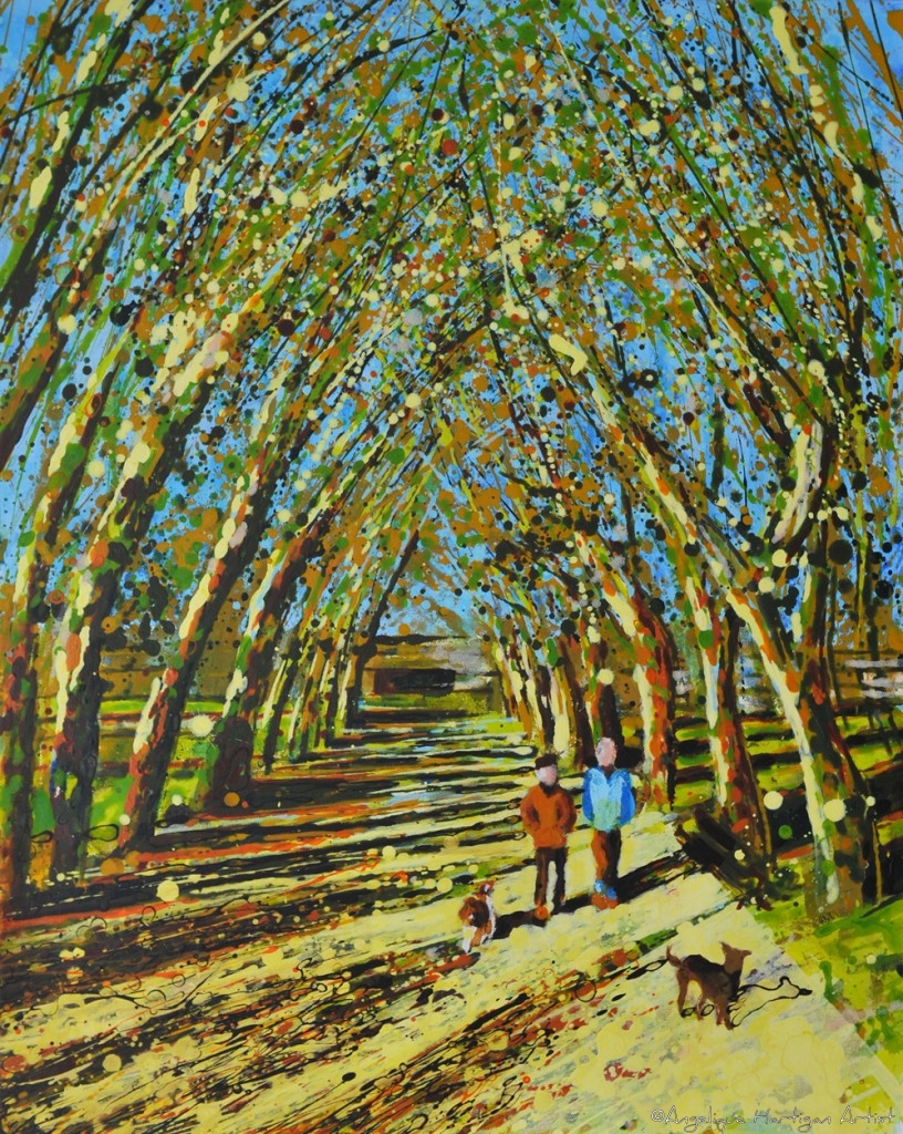 Open Edition – Signed and Numbered Small Collectors Print – Avenue of Plane Trees