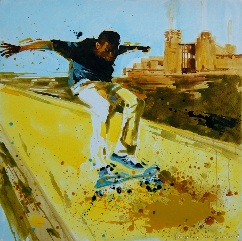 Open Edition Signed and Numbered Small Collectors Print Battersea