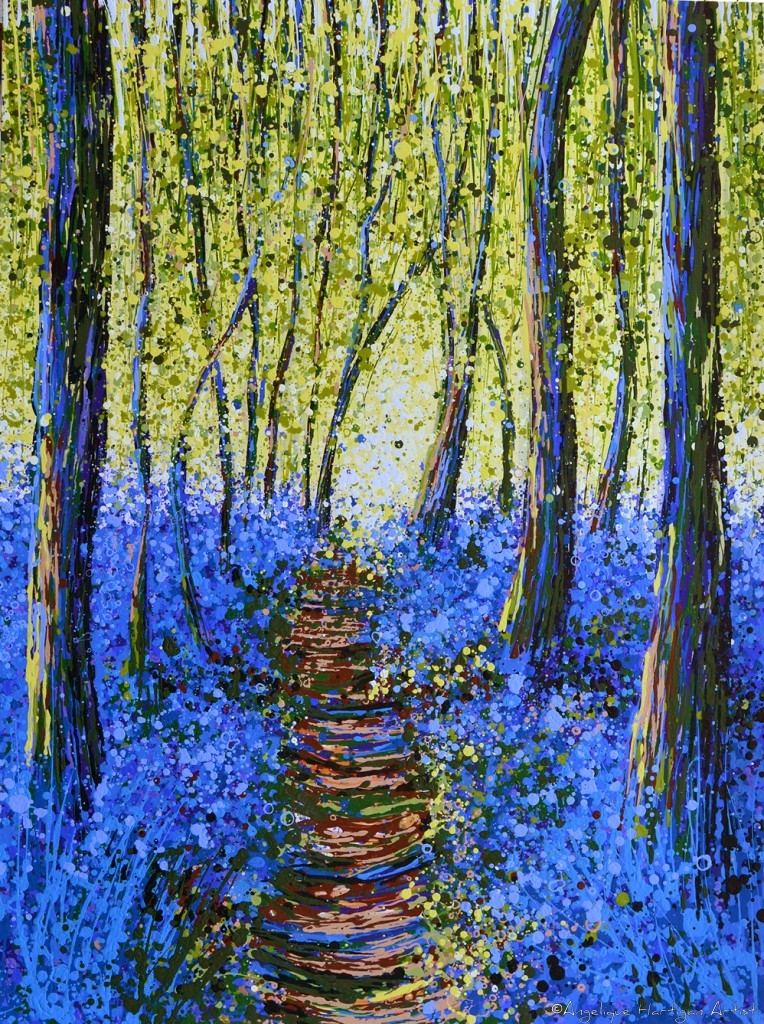Open Edition – Signed and Numbered Small Collectors Print – Bluebells I