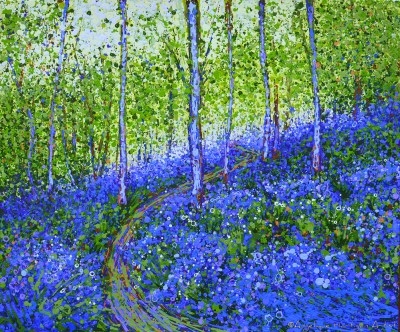 Open Edition – Signed and Numbered Small Collectors Print – Bluebells III