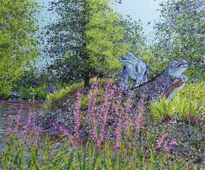 Open Edition – Signed and Numbered Small Collectors Print – Dinosaur Island Crystal Palace Park London