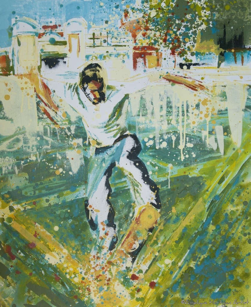Skate Boarder Brixton Ritzy (Giclée Print – Small)