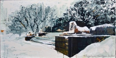 Open Edition – Signed and Numbered Small Collectors Print – Sphinx in the Snow