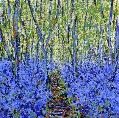 Open Edition – Signed and Numbered Small Collectors Print – Spring Bluebells II