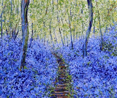 Open Edition – Signed and Numbered Small Collectors Print – Spring Bluebells III