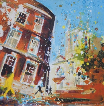 Open Edition – Signed and Numbered Small Collectors Print – St Georges Beckenham Sunshine