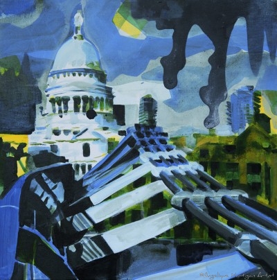Open Edition – Signed and Numbered Small Collectors Print – St Pauls Cathedral from the Millennium Bridge London