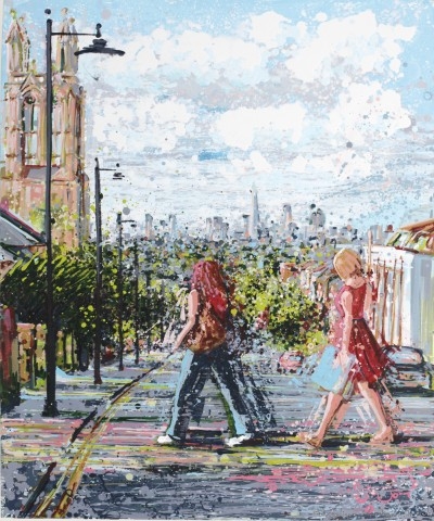 Open Edition – Signed and Numbered Small Collectors Print – The Changing Skyline A View Down Gipsy Hill London