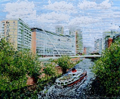 Open Edition – Signed and Numbered Small Collectors Print – The Lowry in Manchester
