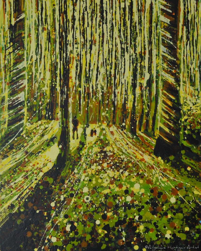 Signed, Limited edition giclee print – Walk in the Woods