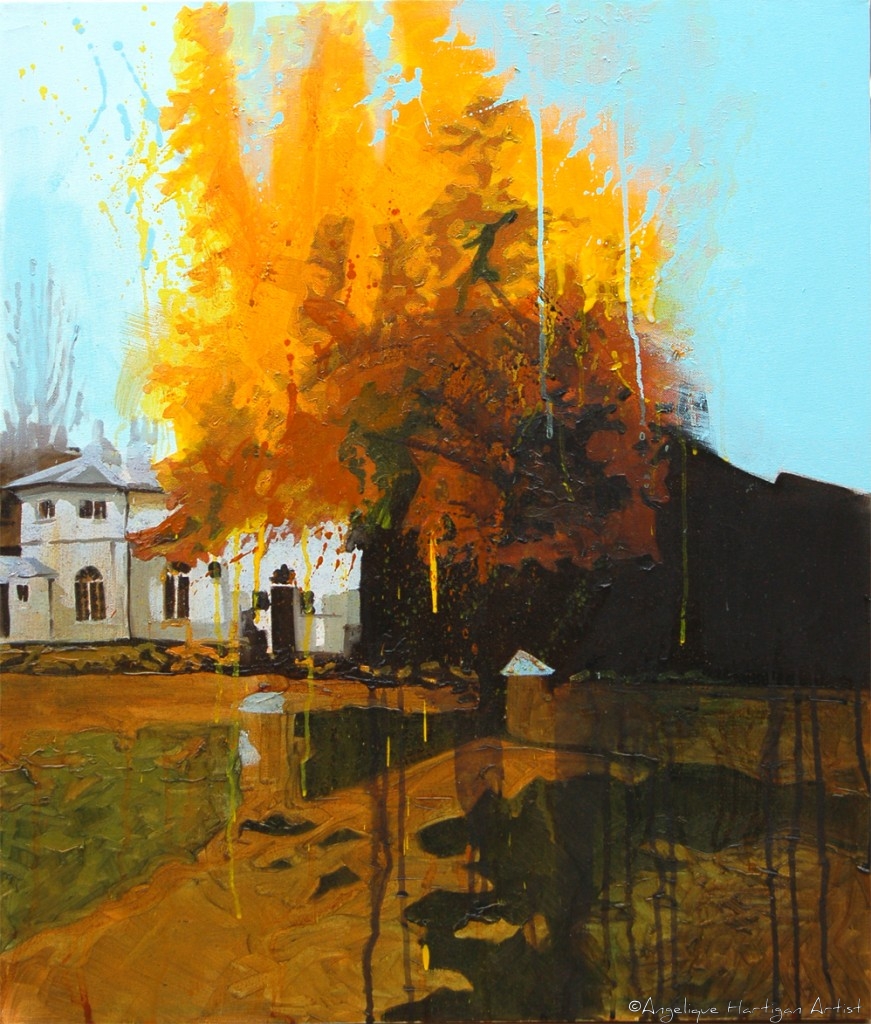 Open Edition – Signed and Numbered Small Collectors Print – Yellow Tree Greenwich Park London