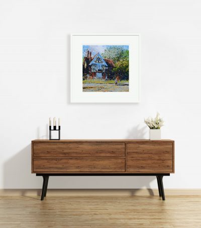 Dulwich Park London – Gate House on a Sunny Day (Limited Edition Giclée Print – Large)