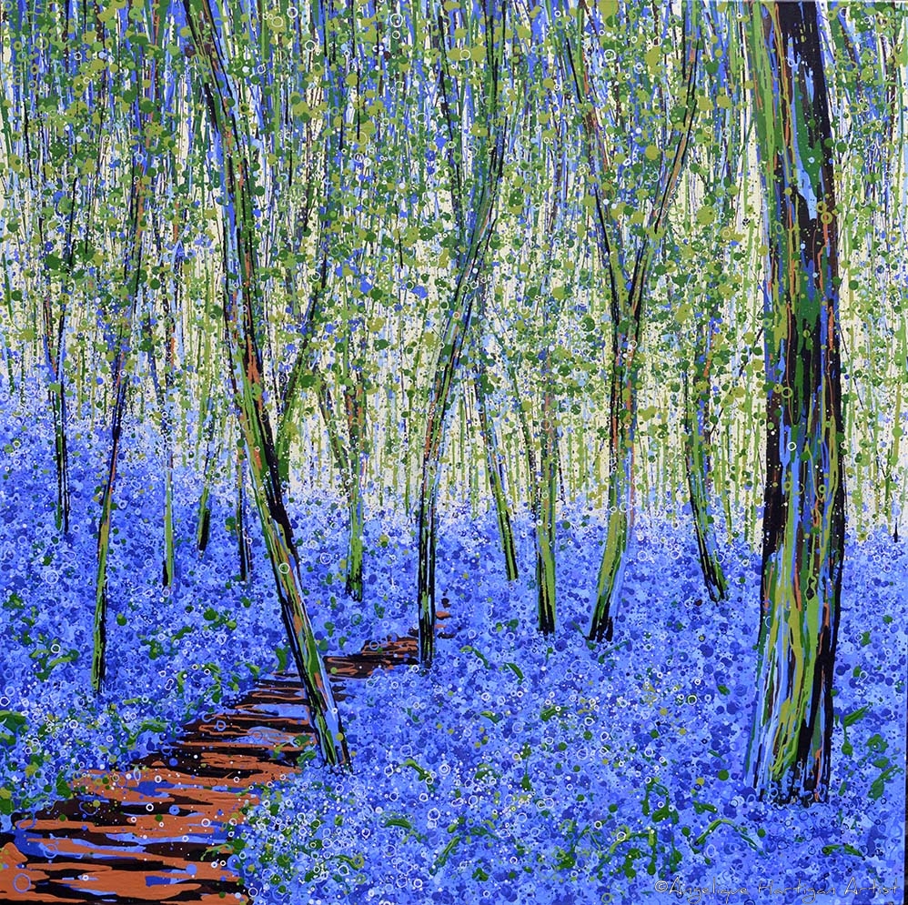 Signed, Limited edition giclee print – Bluebells in Spring III