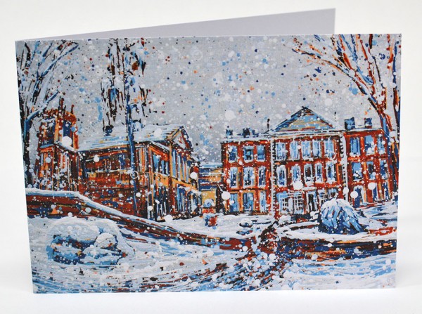 Greetings Card – Aynhoe Park in the Snow