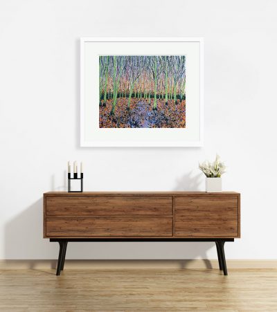 Signed, Limited edition giclee print – January Trees I