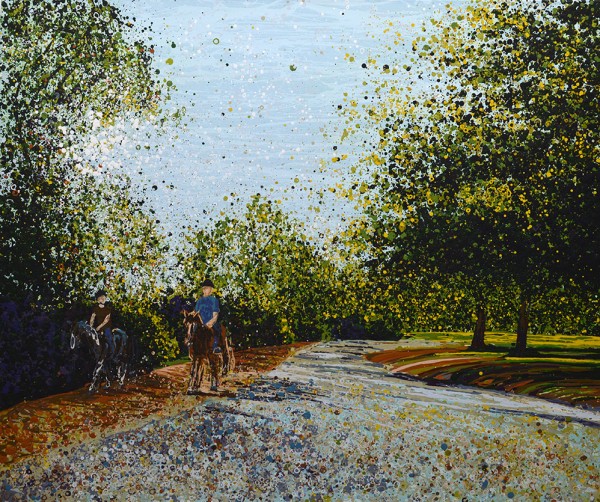 Original Painting – Horse Riding in Dulwich Park