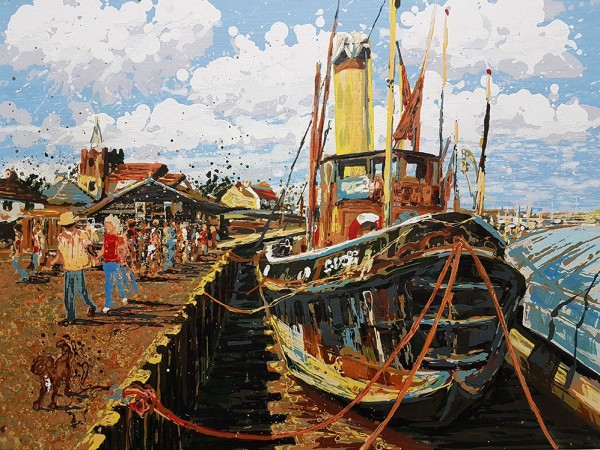 Greetings Card – Steam Tug Brent