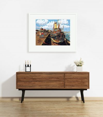 Signed Limited Edition Print – Steam Tug “Brent”, Maldon