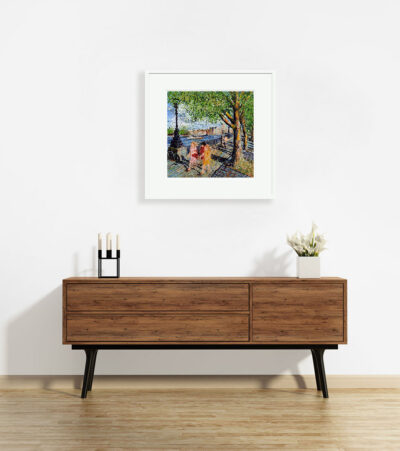 Signed limited edition giclee print – Summer on the South Bank III
