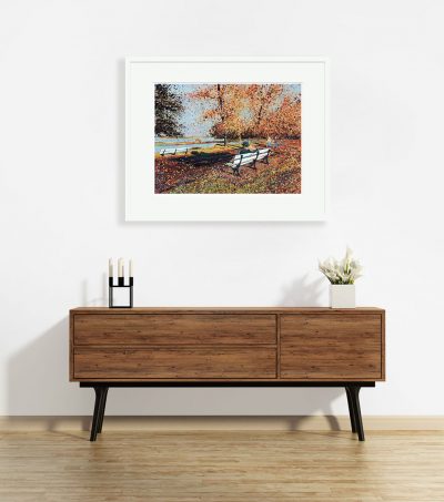 Signed Limited Edition Print – Autumn in the Park, Maldon