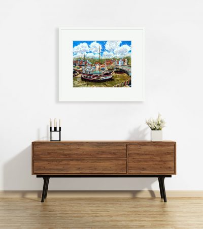 Signed Limited Edition Print – The Moorings, Fullbridge Quay, Maldon