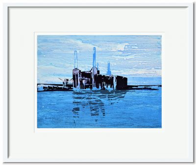 Open Edition – Signed and Numbered Small Collectors Print – Battersea Reflection I