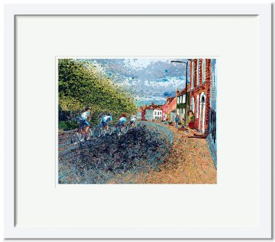 Open Edition – Signed and Numbered Small Collectors Print – Down the Hill and Off We Go!