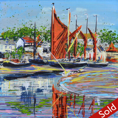 Thames Barge Reflections