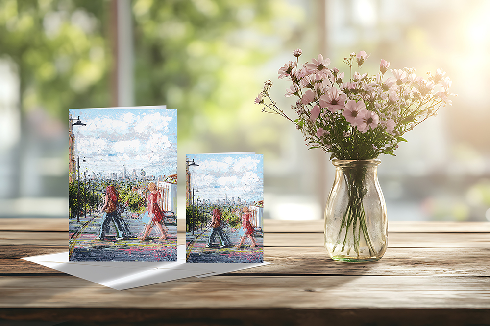 A View Down Gipsy Hill – Crystal Palace London Art Greeting Card